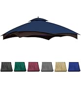 JANCANOPY 10X12 Replacement Gazebo Cover for Lowe's Gazebo Model #TPGAZ17-002C,TPGAZ17-002 (Navy ...