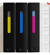 VITVITI Shampoo and Conditioner Dispenser for Shower, Refillable Shower Soap Dispensers 3 Chamber...