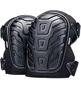 NoCry Professional Knee Pads for Construction Work with Heavy Duty Foam Padding and Comfortable G...