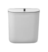 LYNLOO 2.4-Gallon No Drill Wall Mounted Trash Bin with Sliding Lid, Dual Installation &amp; Triple-Se...