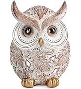 Smadeer Owl Statue and Figurine for Home Decor Accents Adorable Owl for Shelf Bookshelf Bedroom L...