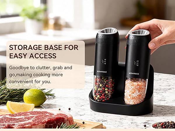 Storage Base for Easy Access