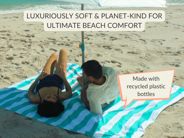Luxuriously soft beach blanket