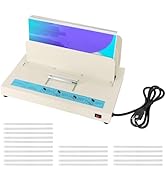 AMGSH 110V Thermal Binding Machine, 1-50mm Binding Thickness, A4 Maximum Binding Length, 500 Shee...