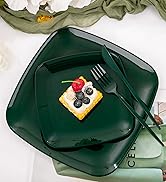 green plastic plates