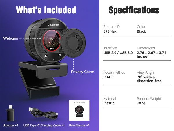 streaming camera usb camera 4k webcam for mac 4k camera for streaming external camera for laptop