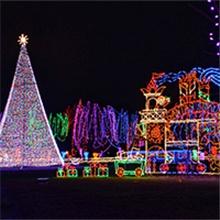 66ft Christmas string lights with 200 multicolor