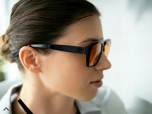 metalless aviator anti blue light glasses, No metal allergies and screwless won&amp;#39;t pull or break hair