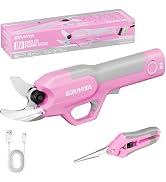EZUVITA Cordless Electric Pruning Shears, SK5 Blade &amp; 2000mAh Removable Battery Powered Pruning S...