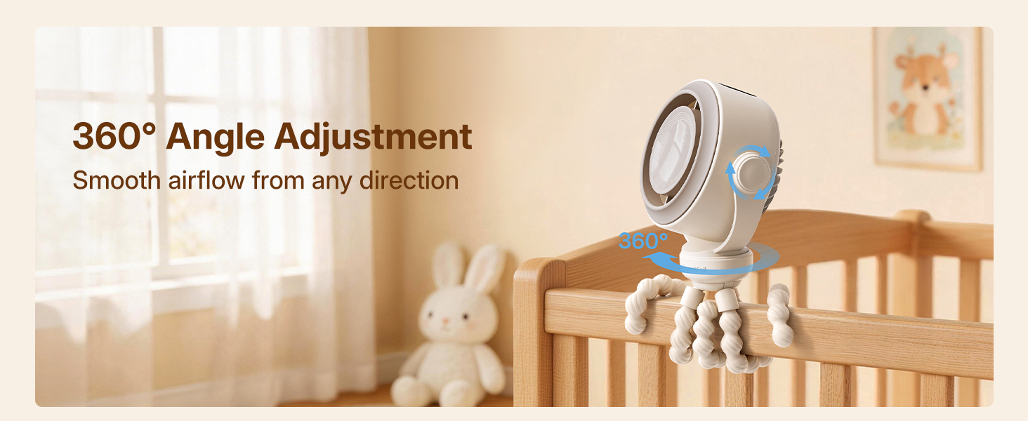 portable stroller fan