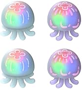 PlayVital Cute Universal Illuminated LED Thumbstick Grips for ps5, for ps4, Joystick Caps for Xbo...