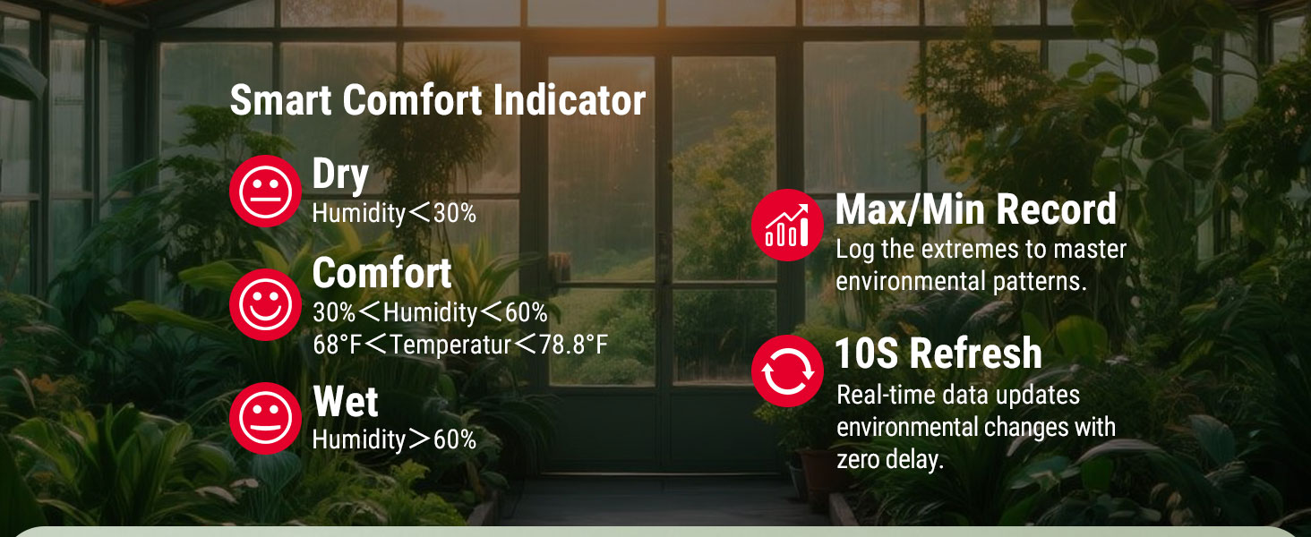 barometer indoor humidity reader hygrometer thermometer room thermometer for baby nursery