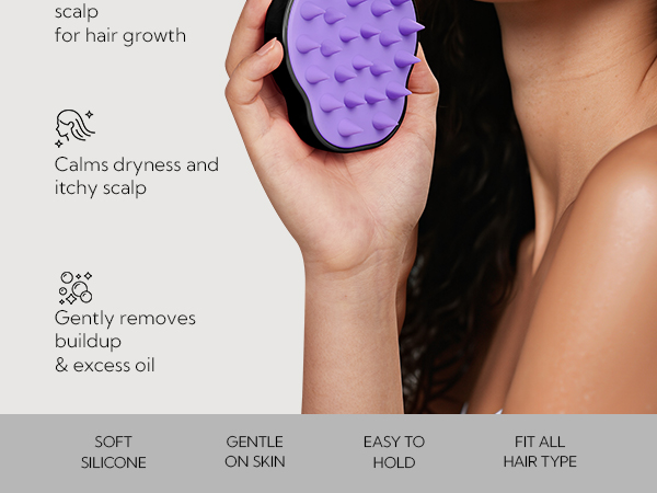 Scalp Massager Scalp Scrubber Shampoo Brush