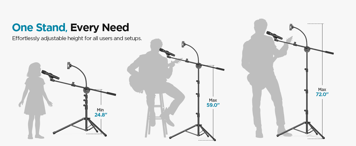 tripod stand with phone holder