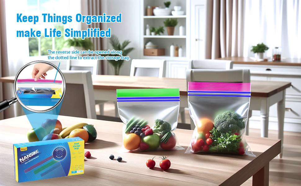 Food Storage Freezer Bags