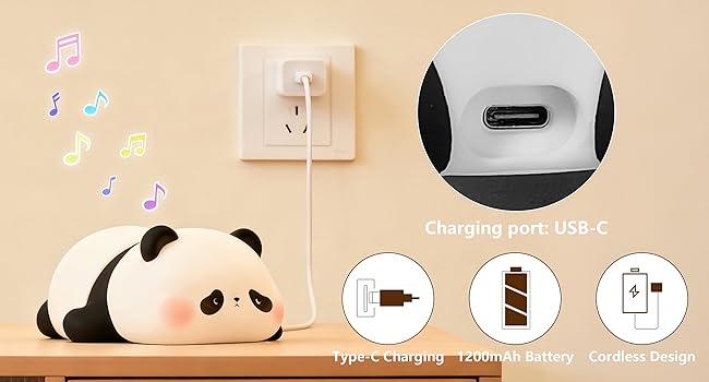 panda night light