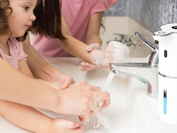 The automatic soap dispenser touchless is designed for versatility