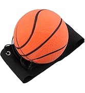 Bwexxt Basketball Wrist Return Ball, Sports Wrist Balls on a String, 2.36 Inch Rubber Rebound Bou...