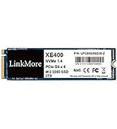 LinkMore XE400 2TB M.2 2280 PCIe Gen4 NVMe 1.4 Internal SSD, Solid State Drive, Read Speed Up to ...