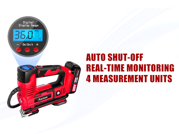 auto shut-off tire inflator