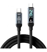 ansxv 240W PD USB C to USB C Fast Charging Cable for iPhone 17/16/15(3.3ft) | USB Type-C, Data Tr...