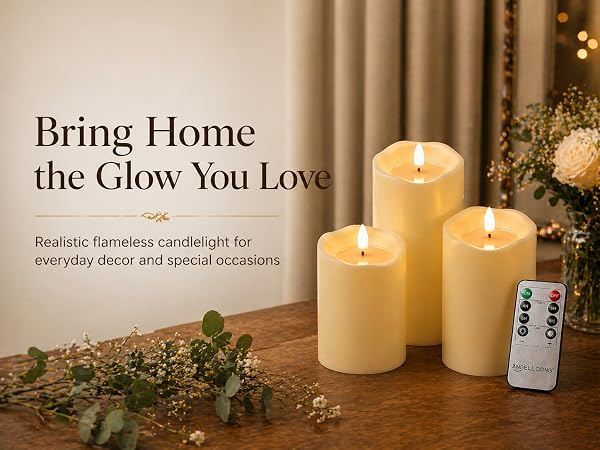 led candles with remote