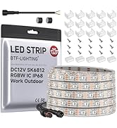 BTF-LIGHTING SK6812(Similar WS2812B) RGBW RGB+Natural White(4000K) Individually Addressable DC12V...