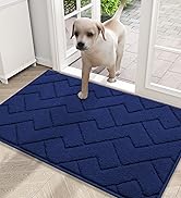 Navy dog bed mat