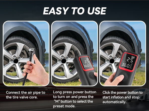 tire inflator portable air compressor portable air compressor for car tires