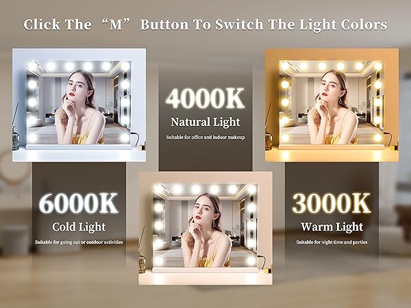 vanity mirror with lights