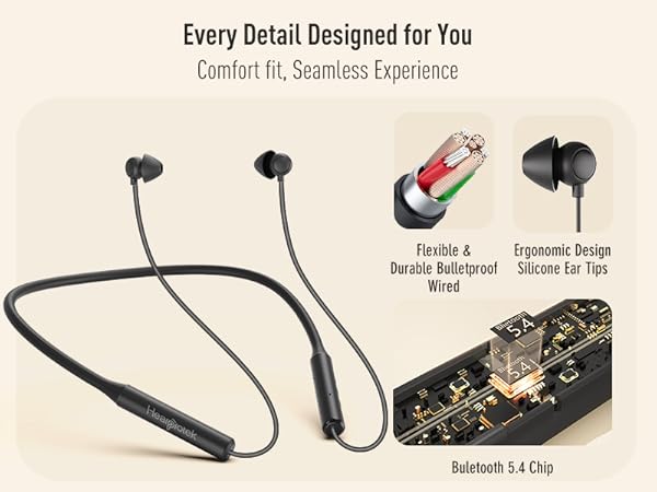 Bluetooth 5.4 Wireless Sleep In-Ear Earbuds durable bulletproof wired
