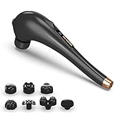 Asopal Portable Wireless Back Massager with Type-C Charging and Multiple Massage Heads, Back Mass...