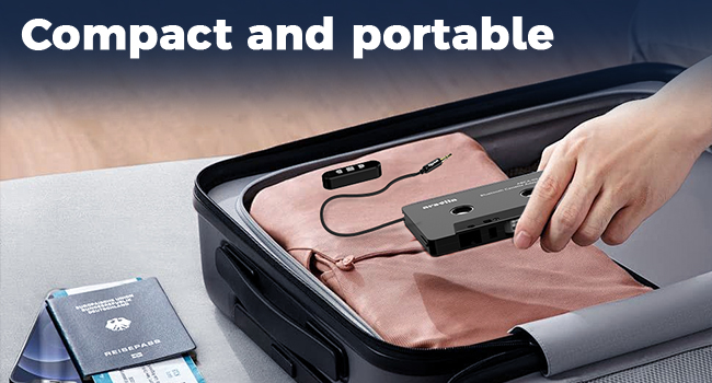 Arsvita Car Audio Cassette to Aux Adapter