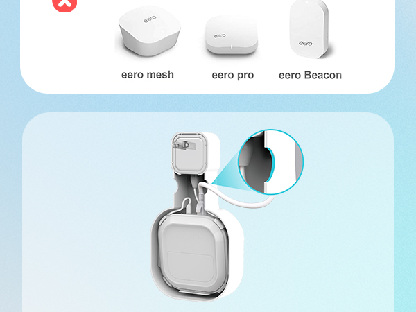 Wall Mount Holder for eero 6 and for eero 6+ Router Stand Bracket