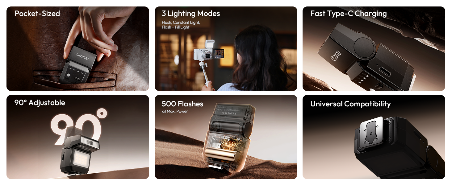 ulanzi sony zv1 flash external flash mini flash for sony zv1 flash sony zv1