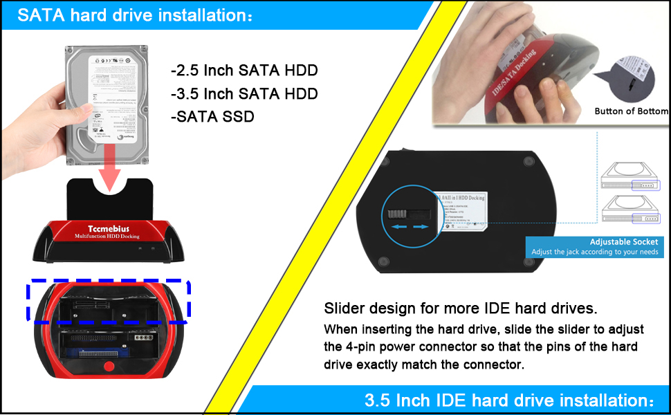 SATA ide docking station