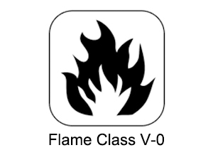 short extension cord flat 2 foot black