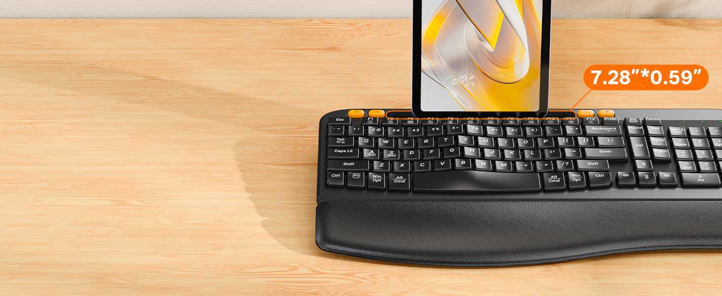 Ergonomic Keyboard and mouse Wireless combo