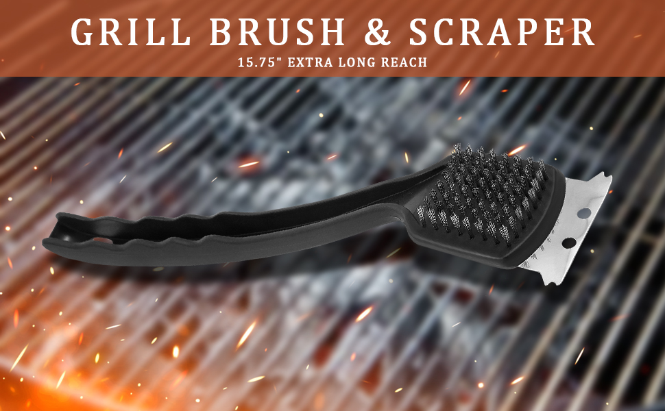Barbecue brush display