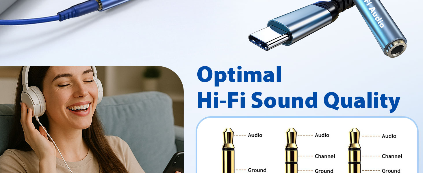 Type C to 3.5mm Adapter