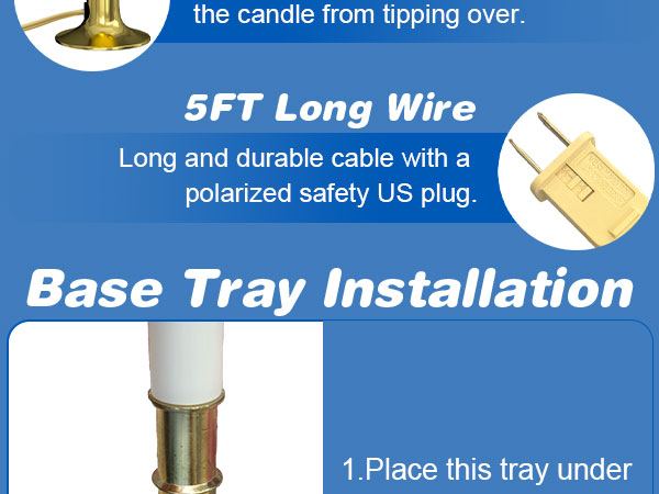 electric candles for windows