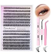 DIY Lash Extension Kit 280pcs Individual Lashes Cluster D Curl Eyelash Extension Kit 30D 40D 9-16...