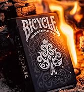 Bicycle Cinder Premium Playing Cards, Silver Smoke Foil, 1 Deck