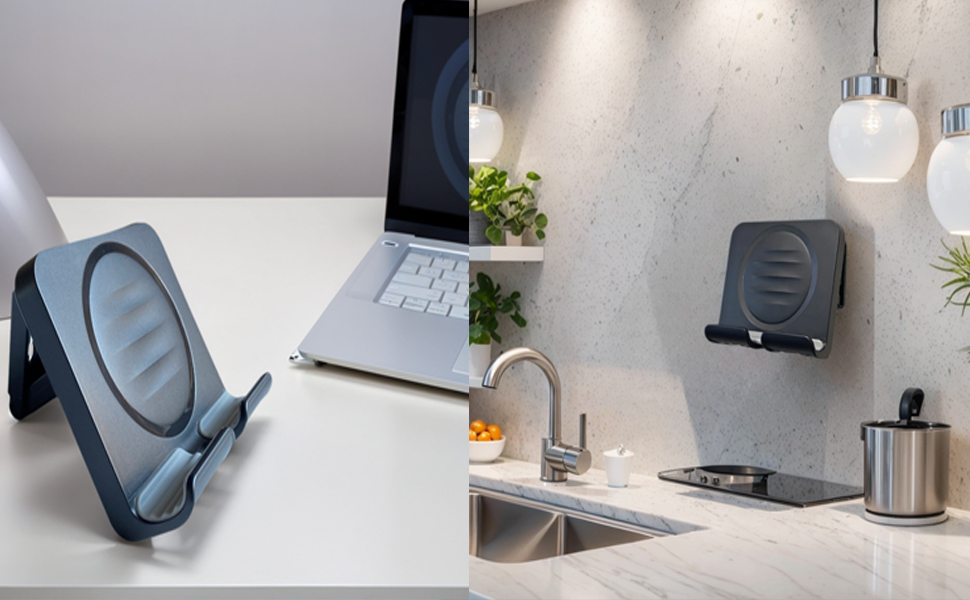 Wall-Mounted &amp;amp; Desktop Phone Stand