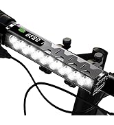 4800 Lumen Bike Lights, USB-C Rechargeable Bicycle Light, Super Bright Bike Lights for Night Ridi...