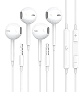 for Apple Earbuds Wired [Clear Call &amp; No Noise], [MFi Certified] 3.5mm Headphones with Microphone...