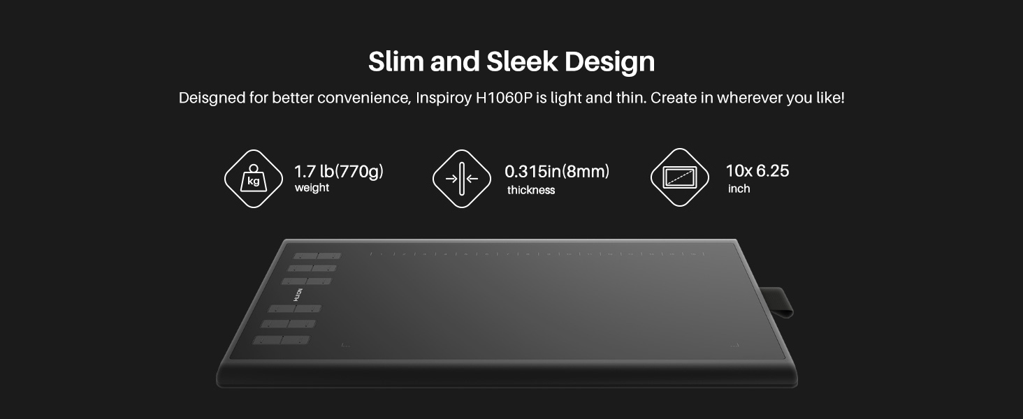 Slim and Sleek Design