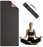 Yoga Mat Non Slip, Anti-Tear 1/4 Thick TPE Yoga Mats for Women and Men, 72"x24" Exercise &amp; Fitnes...