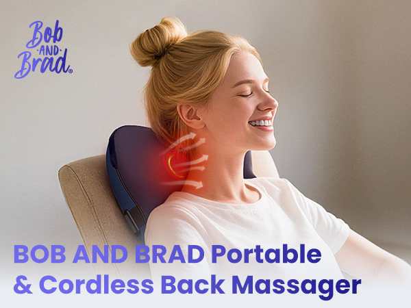 Back Neck Massager for Neck and Back Shoulders Shiatsu Neck Massage Pillow for Back