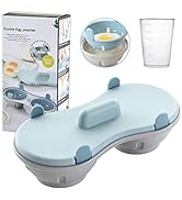 Egg Poacher Microwavable, Egg Steam with Measure Cup Dishwashable, Egg Maker Poached Egg Steamer ...
